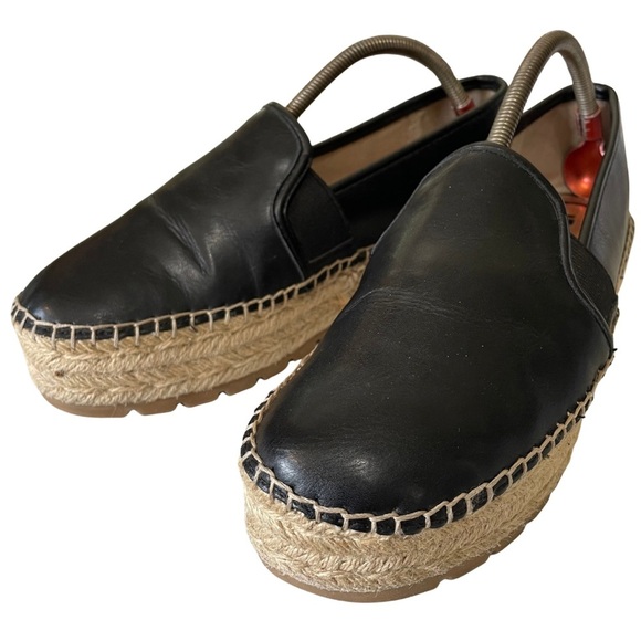 Circus by Sam Edelman Black Espadrille Platform Slip-Ons - Picture 3 of 9